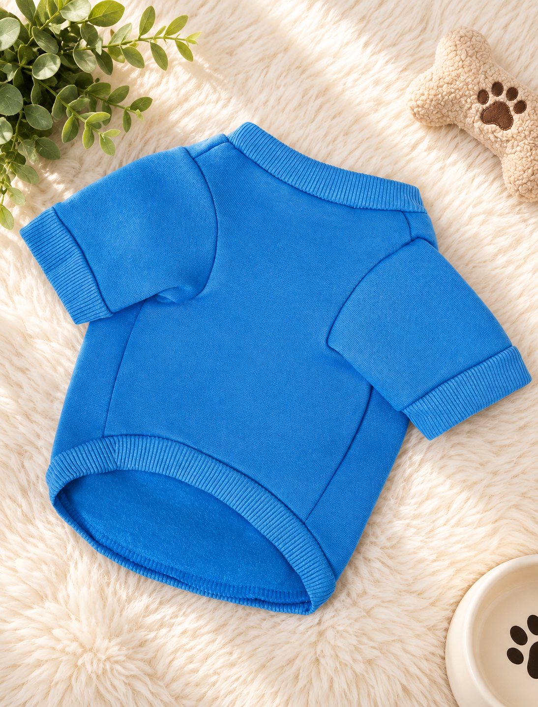 The Furry Face Blue Shirt