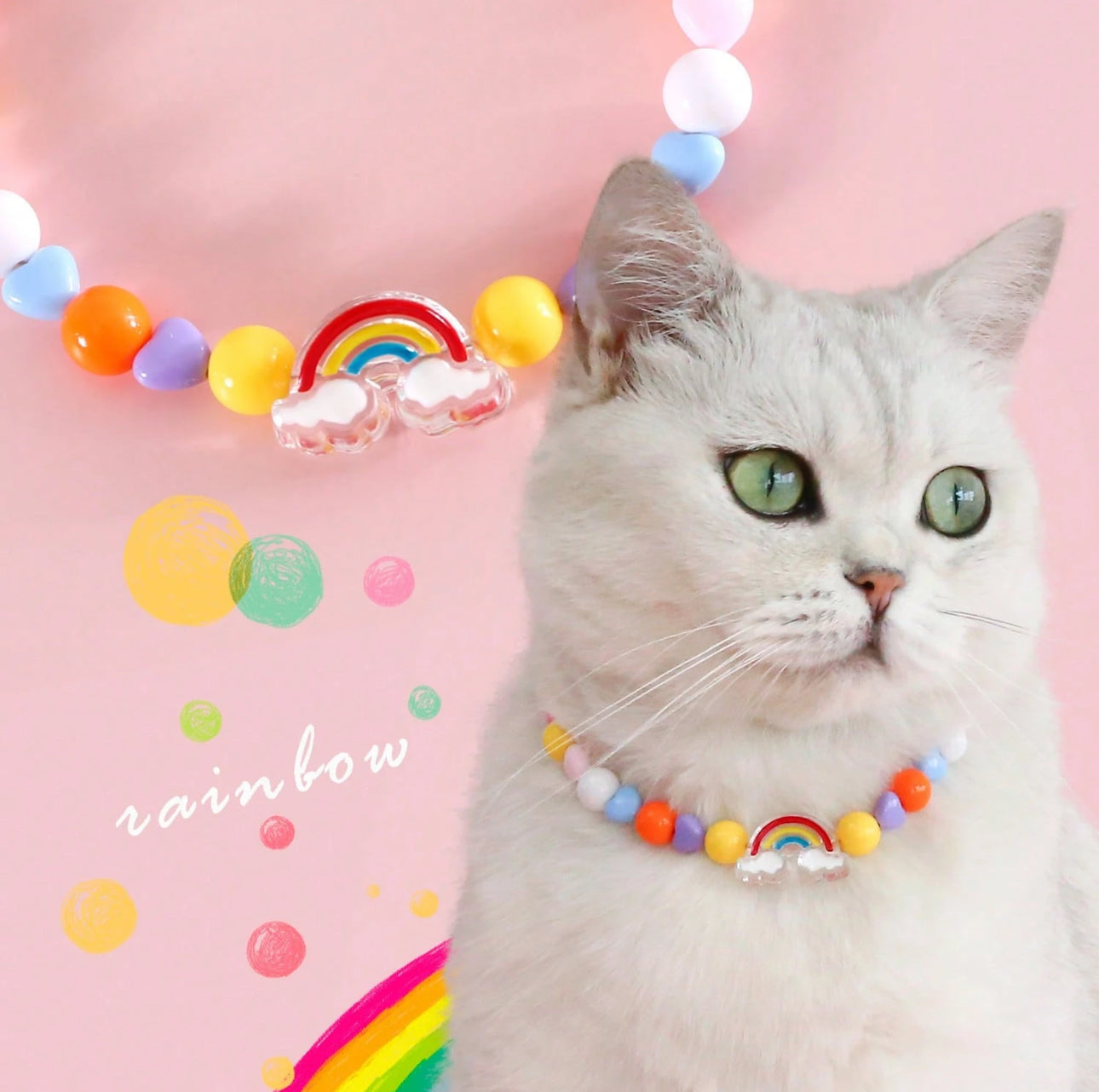 Luxurious Rainbow Collar