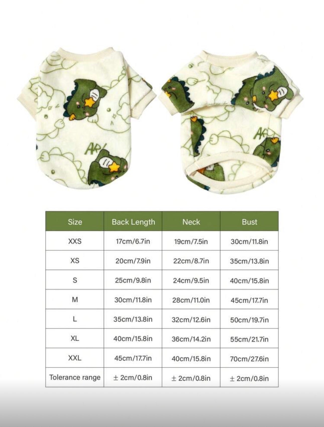 Cartoon Dinosaur Fleece Shirt