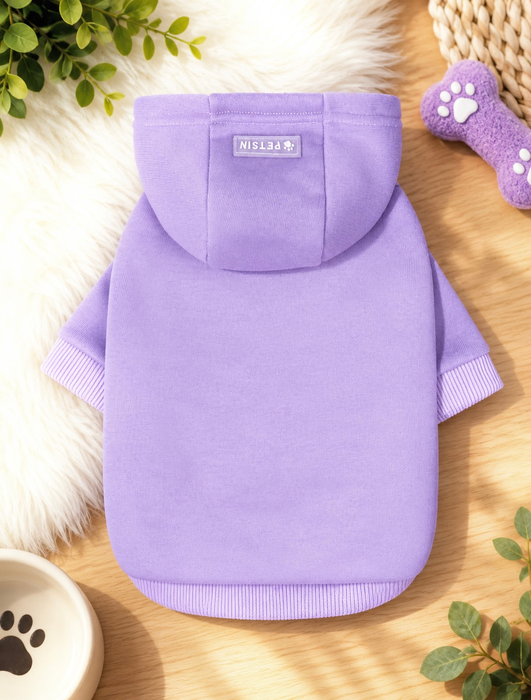 Purple Fleece Hoodie