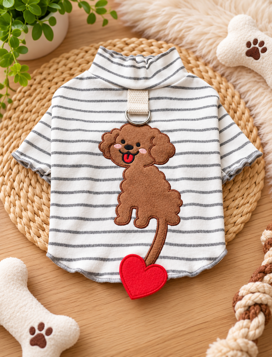Cozy Dog & Heart Shirt