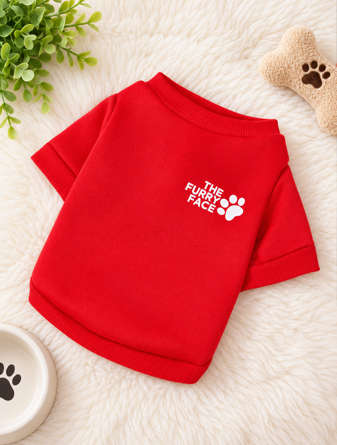 The Furry Face Red Shirt