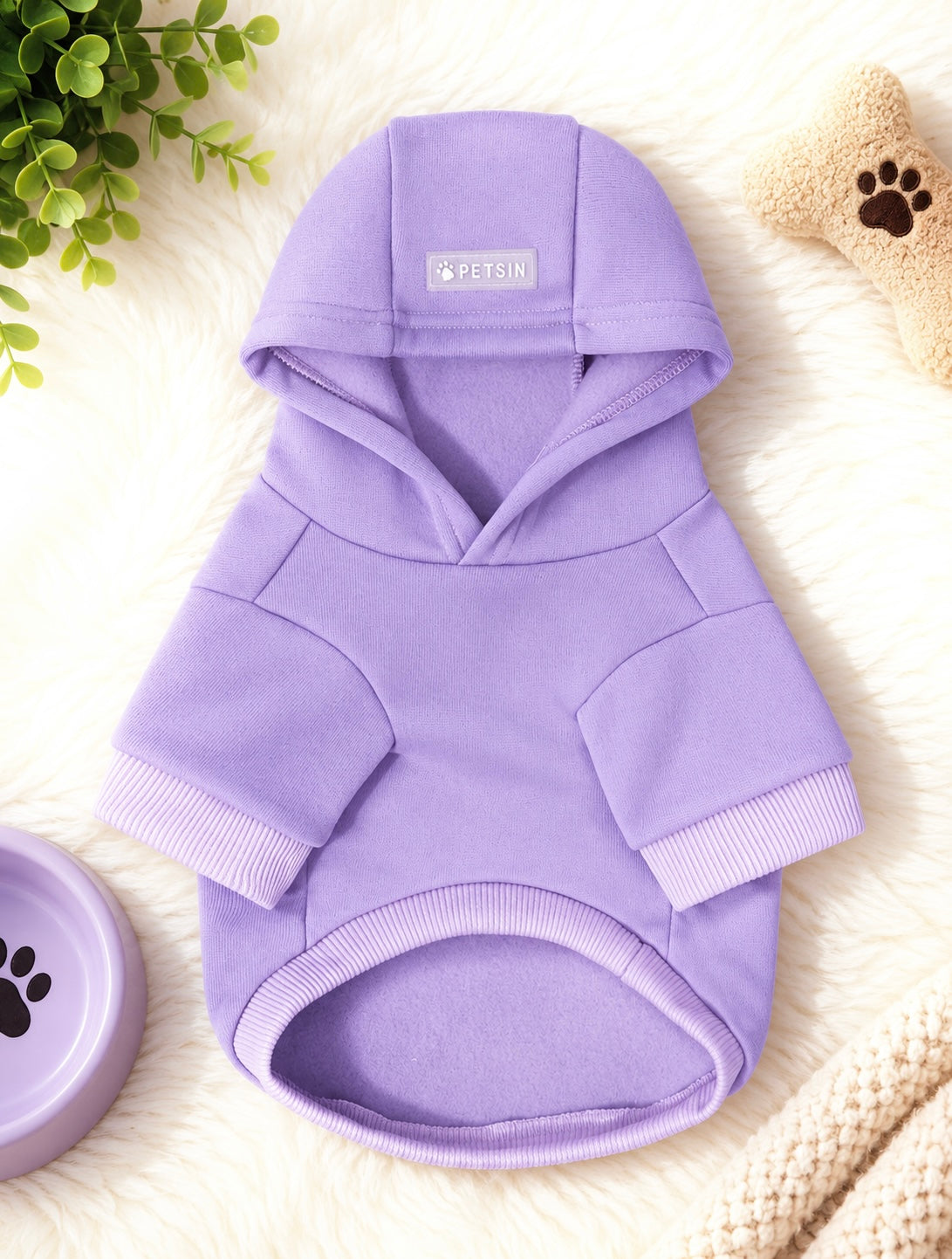 Purple Fleece Hoodie