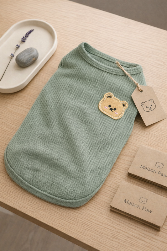 Olive Green Bear Shirt