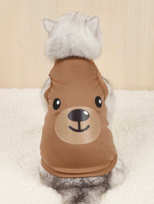 Brown Bear Pet Shirt