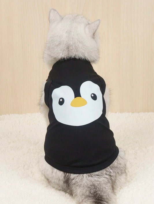 Black Penguin Pet Shirt