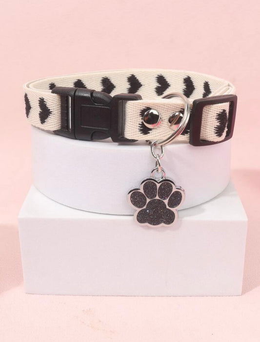 Glamour Black Hearts Collar
