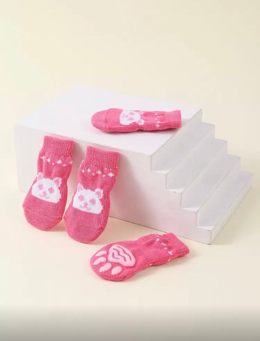 Pink Rabbit Socks