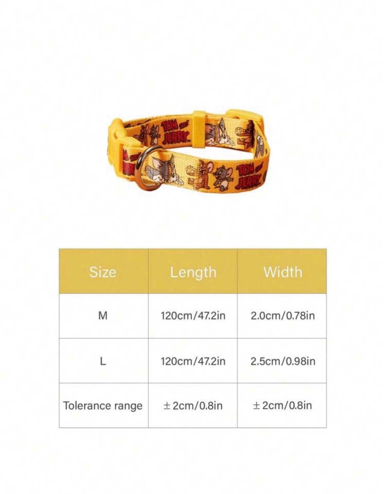 Tom and Jerry Thick Collar
