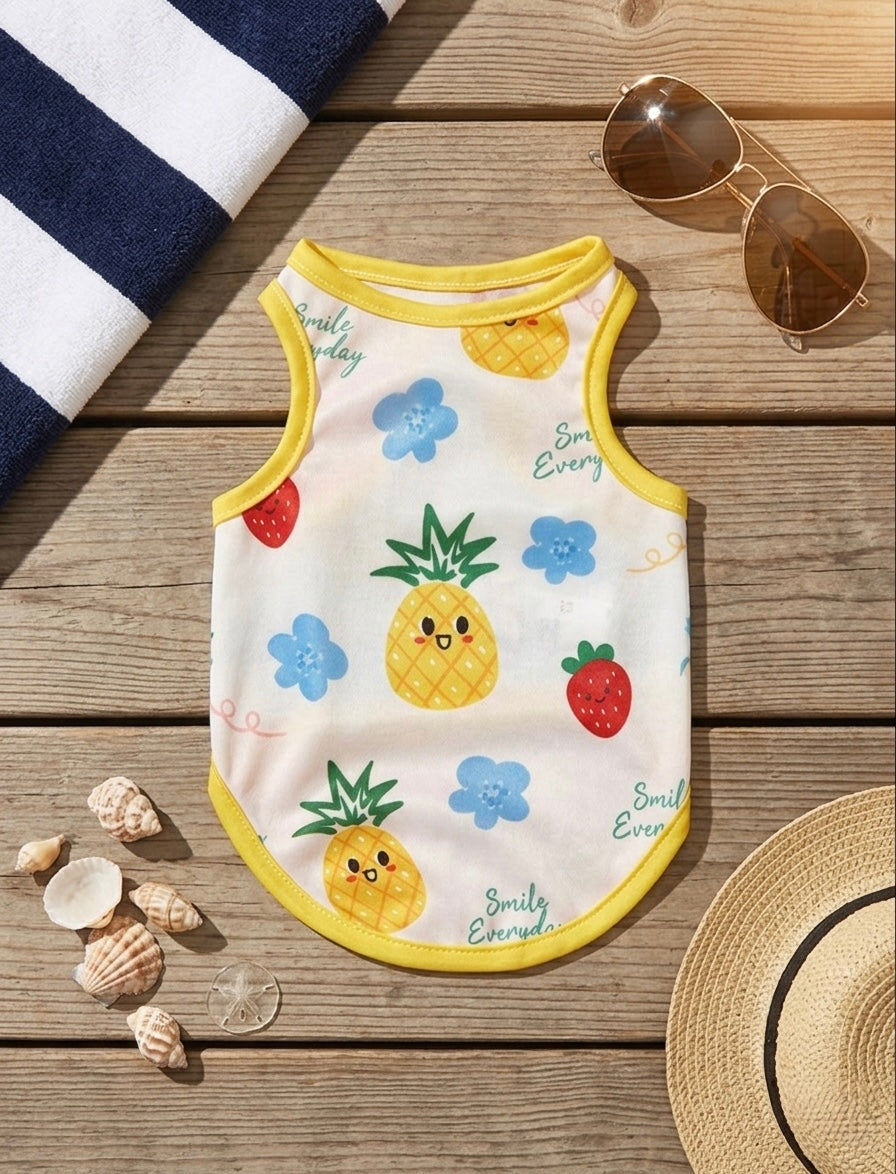 Flowery Pineapple Shirt