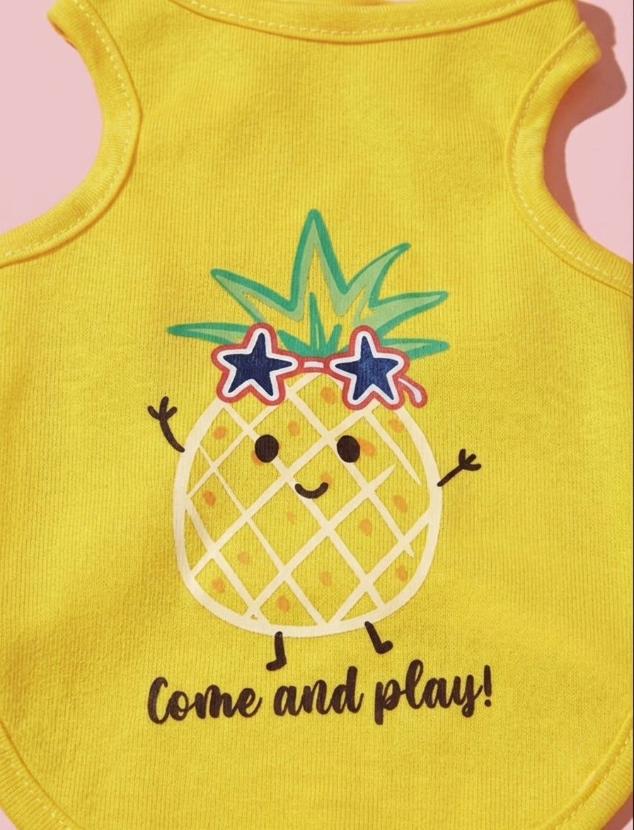Yellow Pineapple Shirt