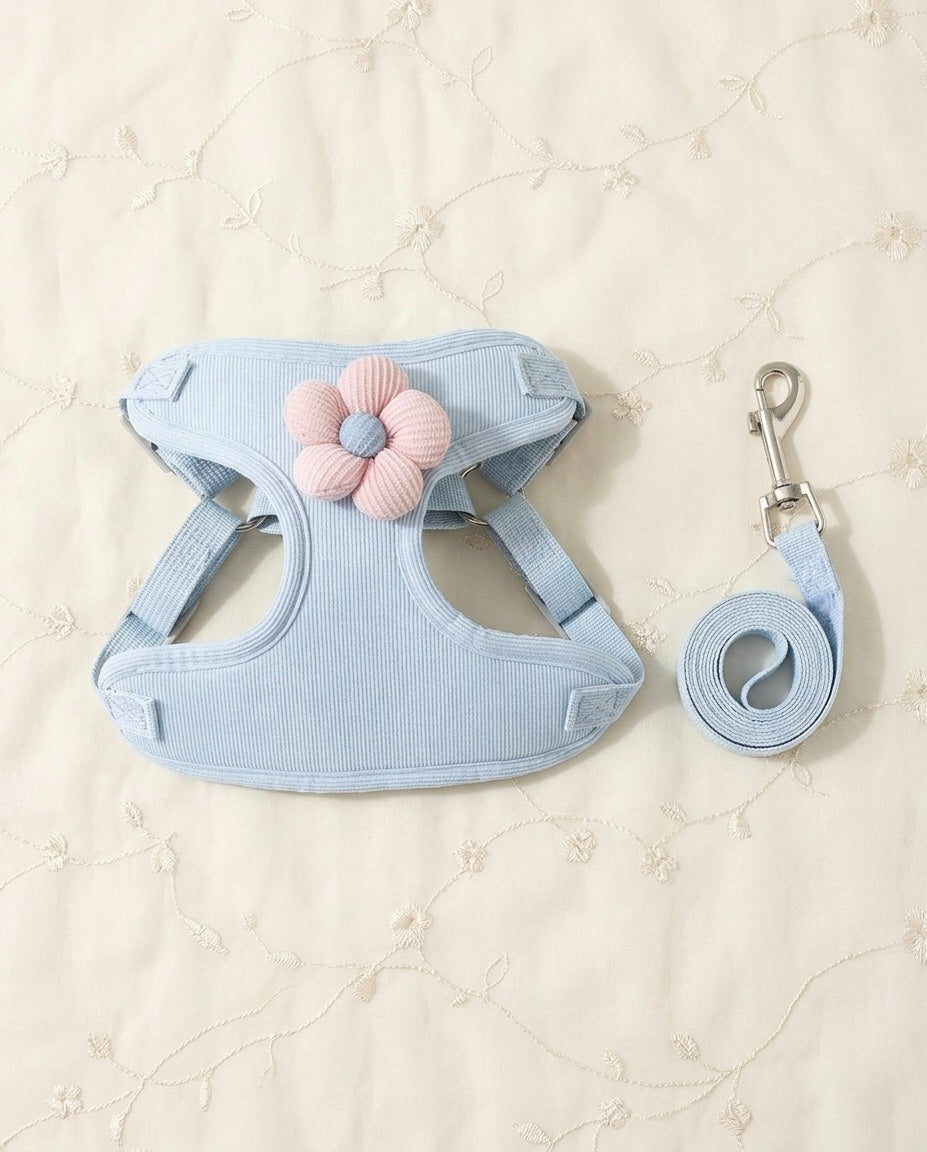 Blue Flower Harness