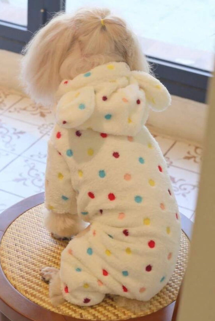 Colorful Bunny Ears Jumpsuit