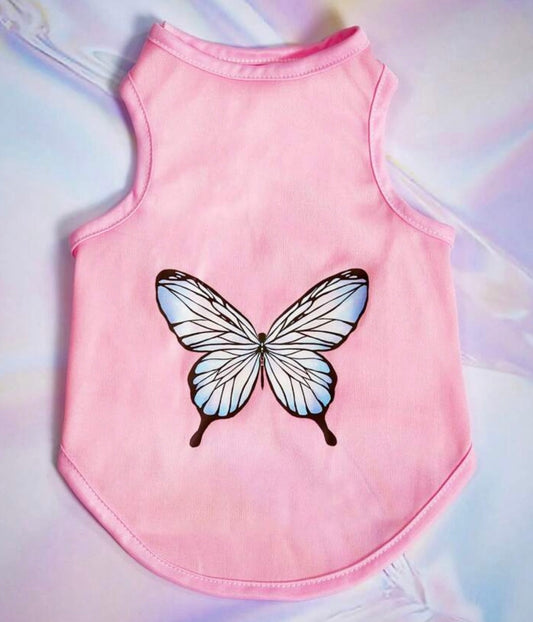 Pink Butterfly Shirt