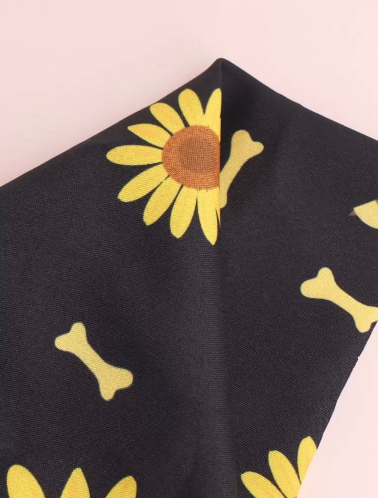 Black Sunflower Bandana