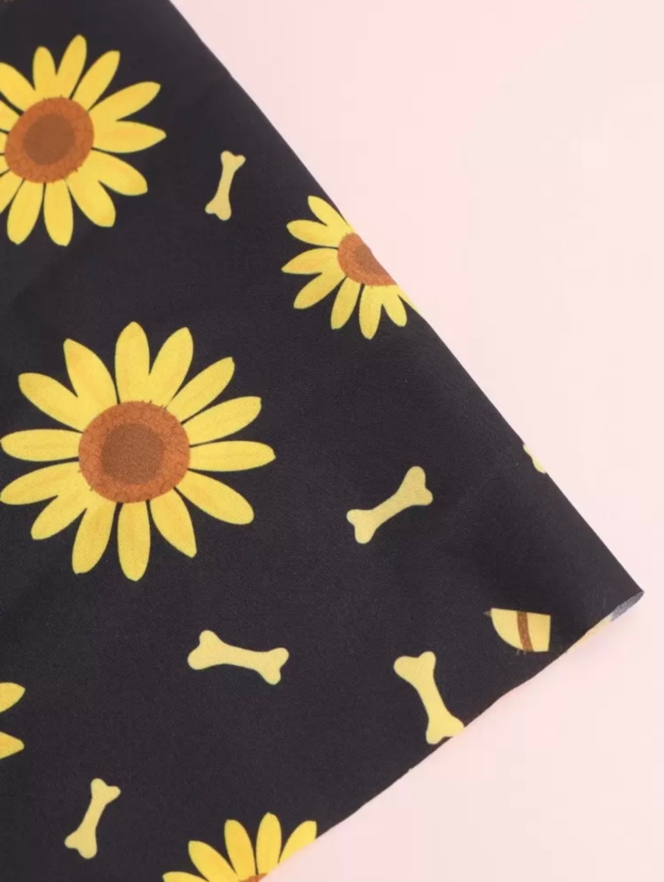 Black Sunflower Bandana